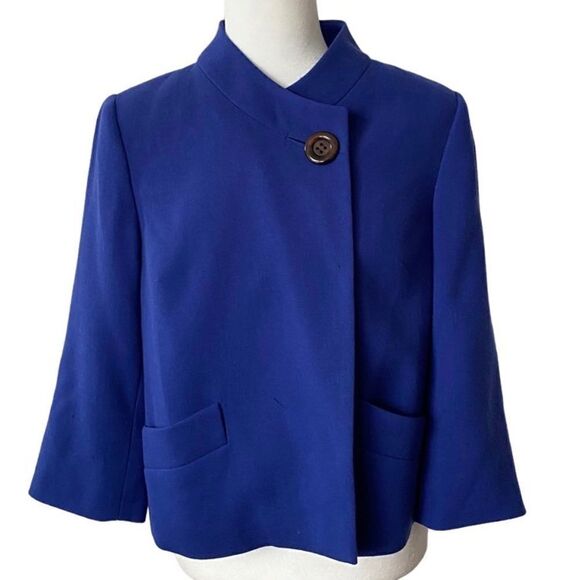 Kate Hill Blue Swing Jacket Petite - Picture 16 of 16